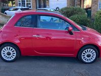 Used Fiat 500 Lounge 69 HP (50 kW) 2016 Red Hatchback