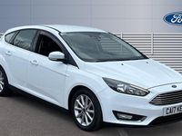 Used Ford Focus Titanium 120 HP (88 kW) 2017 White Hatchback