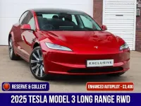 Used Tesla Model 3 Long Range RWD 366 kW (498 HP) 2025 Red Sedan
