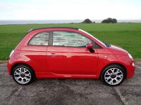 Used Fiat 500 S 2014 Red Cabriolet