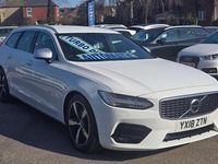 Used Volvo V90 R-Design Pro 235 HP (172 kW) 2018 White Estate