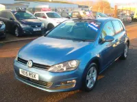 Used VW Golf VII Match 2015 Blue Hatchback