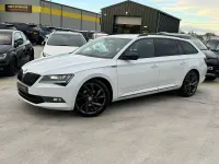 Used Skoda Superb SportLine 190 HP (139 kW) 2019 White Estate