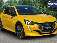 Used Peugeot 208 GT-line 131 HP (96 kW) 2020 Yellow Hatchback