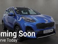 Used Kia Sportage GT-Line S 136 HP (100 kW) 2021 Blue SUV