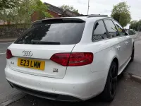 Begagnad Audi A4 Black Edition 136 HK (100 kW) 2011 Vit Kombi
