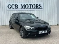 Used BMW 118 Sport Line 2017 Black Hatchback