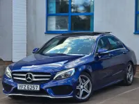 Used Mercedes C300 AMG Line Premium 2015 Blue Sedan