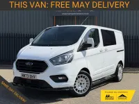 Used Ford Transit Custom Limited 130 HP (95 kW) 2023 White Van