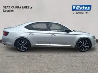 Used Skoda Superb SportLine 187 HP (137 kW) 2018 Silver Hatchback