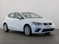 Used Seat Ibiza SE Technology 95 HP (69 kW) 2019 White Hatchback