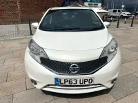 Used Nissan Note S 98 HP (72 kW) 2014 White Hatchback