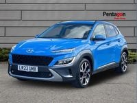 Second-hand Hyundai Kona Premium 120 CP (88 kW) 2022 Albastru SUV