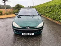 Used Peugeot 206 Roland Garros 109 HP (80 kW) 2001 Green Hatchback