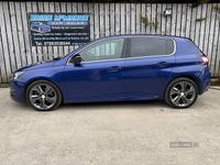 Used Peugeot 308 GT-line 150 HP (110 kW) 2017 Blue Hatchback