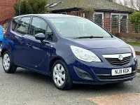 Used Vauxhall Meriva S 130 HP (95 kW) 2011 Blue MPV