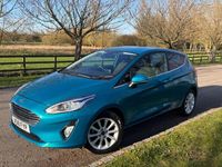 Used Ford Fiesta Titanium 125 HP (91 kW) 2018 Blue Hatchback