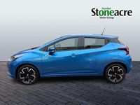 Used Nissan Micra Acenta 92 HP (67 kW) 2021 Blue Hatchback