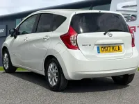 Used Nissan Note Acenta Premium 90 HP (66 kW) 2017 White Hatchback