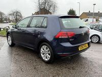 Used VW Golf VII SE 105 HP (77 kW) 2013 Blue Hatchback