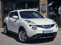 Used Nissan Juke Acenta Premium 117 HP (86 kW) 2015 White SUV