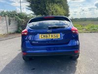 Used Ford Focus Zetec 2017 Blue Hatchback
