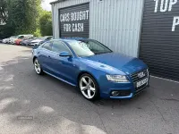 Used Audi A5 S-Line 170 HP (125 kW) 2010 Blue Coupe