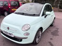 Used Fiat 500 Lounge 69 HP (50 kW) 2015 Green Hatchback