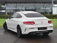 Used Mercedes C300 AMG Line Premium 241 HP (177 kW) 2019 White Coupe
