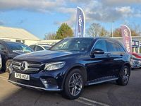 Used Mercedes GLC220 AMG line 170 HP (125 kW) 2018 Blue SUV