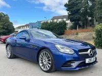 Used Mercedes SLC180 AMG line 2017 Blue Cabriolet