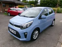 Used Kia Picanto 2017 Blue Hatchback