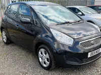 Used Kia Venga 125 HP (91 kW) 2011 Black Hatchback