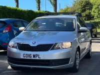 Used Skoda Rapid 89 HP (65 kW) 2016 Silver Hatchback
