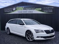 Used Skoda Superb SportLine 150 HP (110 kW) 2018 White Estate