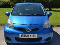 Used Toyota Aygo 68 HP (50 kW) 2010 Blue Hatchback