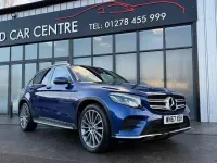 Usado Mercedes GLC250 AMG line 2017 Azul SUV