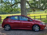 Used Nissan Leaf Acenta 2018 Red Hatchback