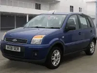 Used Ford Fusion Zetec 68 HP (50 kW) 2008 Blue Hatchback