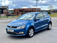Used VW Polo Match 2016 Blue Hatchback