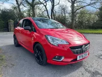 Used Vauxhall Corsa Edition 100 HP (73 kW) 2016 Red Hatchback