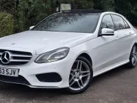 Used Mercedes E250 AMG 2013 White Sedan