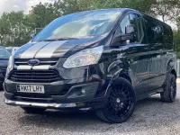 Used Ford Transit Custom Limited 170 HP (125 kW) 2017 Black Van