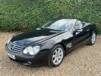 Used Mercedes SL500 306 HP (225 kW) 2002 Black Cabriolet
