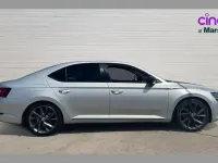 Used Skoda Superb SportLine 150 HP (110 kW) 2019 Silver Hatchback