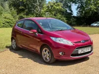 Used Ford Fiesta Zetec 2012 Red Hatchback