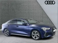 Used Audi A3 S-Line 147 HP (108 kW) 2023 Blue Sedan