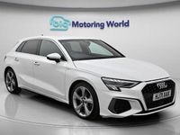 Used Audi A3 Sportback S-Line 150 HP (110 kW) 2021 White Hatchback