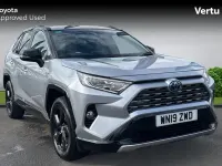 Used Toyota RAV4 Hybrid 222 HP (163 kW) 2019 Silver blade bitone SUV