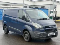 Used Ford Transit Custom 100 HP (73 kW) 2016 Blue Van